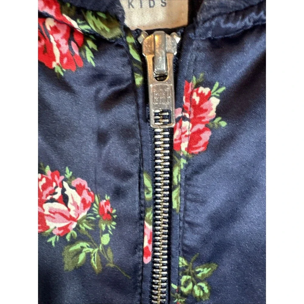 GAP GIRL'S FLORAL ROSE BOMBER JACKET ORG.‎ $58.00 SIZE XL